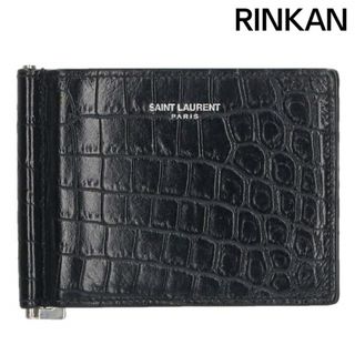 SAINT LAURENT - サンローランパリ 378005 クロコ型押しビル SAINT LAURENT - サンローランパリ 378005 クロコ型押しビル