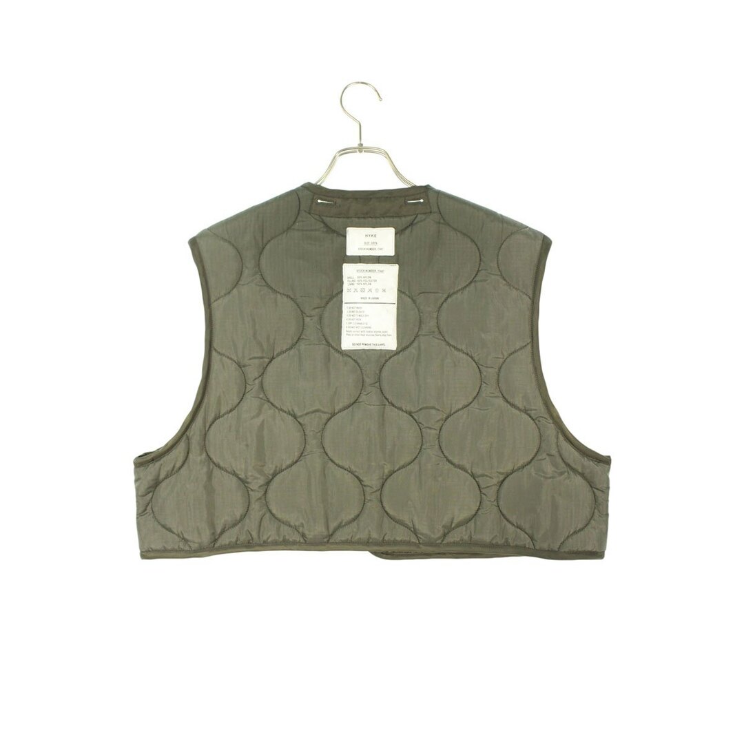 HYKE - ハイク 24AW 242-17487 クロップドキルティングベスト HYKE - ハイク 24AW 242-17487 クロップドキルティングベスト