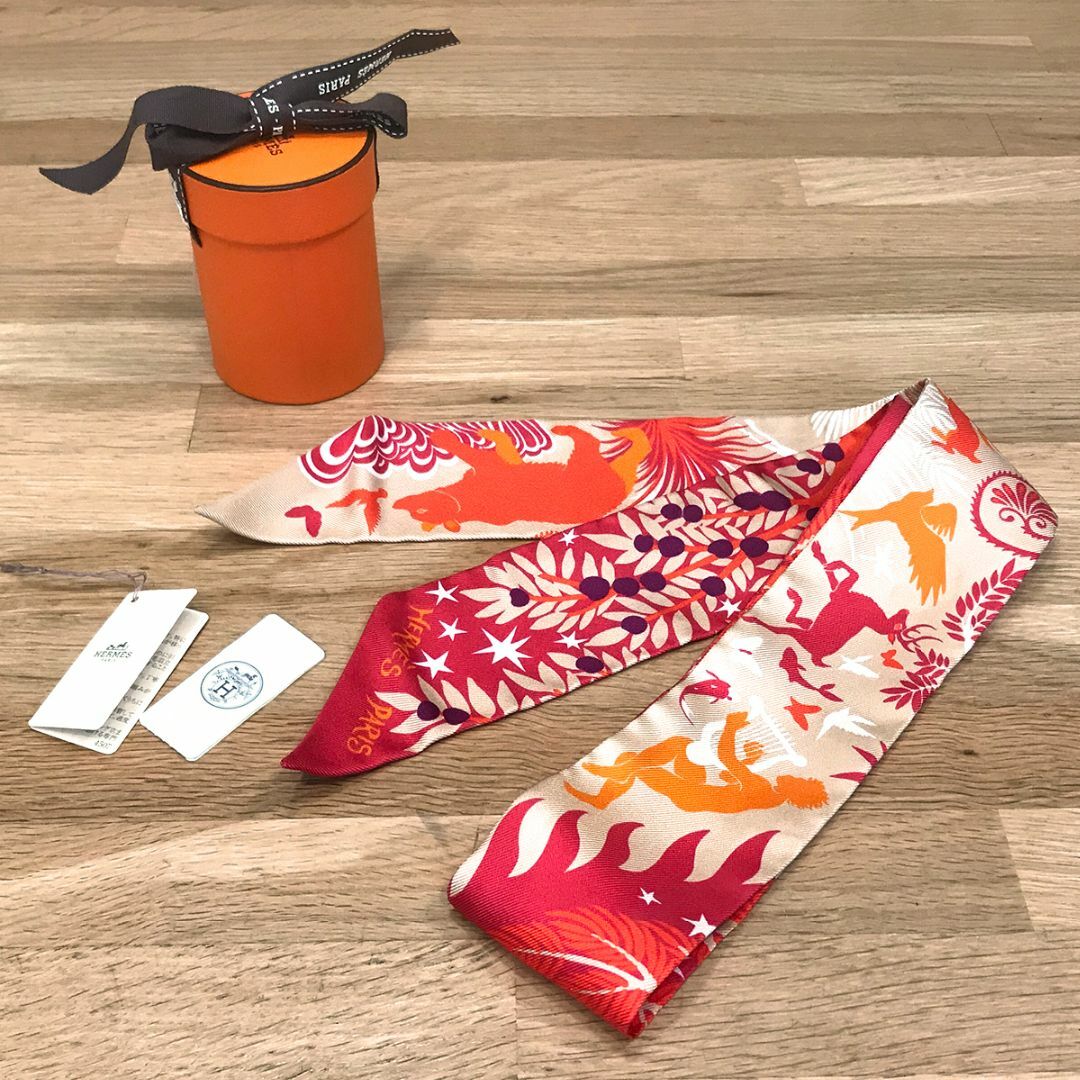 HERMES - 新品同様 エルメス ツイリー オルフェウスの魅力に誘 HERMES - 新品同様 エルメス ツイリー オルフェウスの魅力に誘
