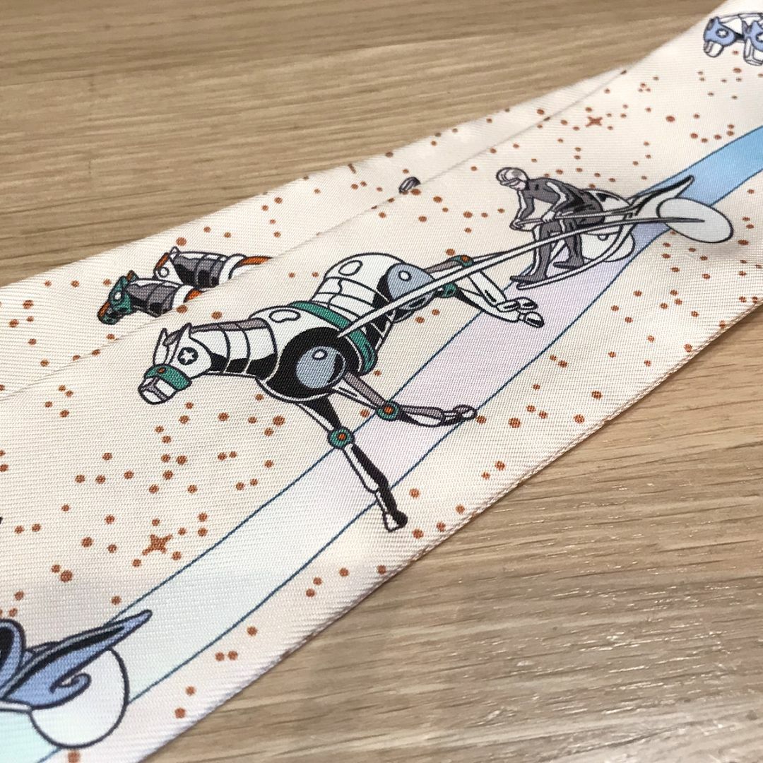 HERMES - 新品未使用 エルメス ツイリー スペースダービー HERMES - 新品未使用 エルメス ツイリー スペースダービー