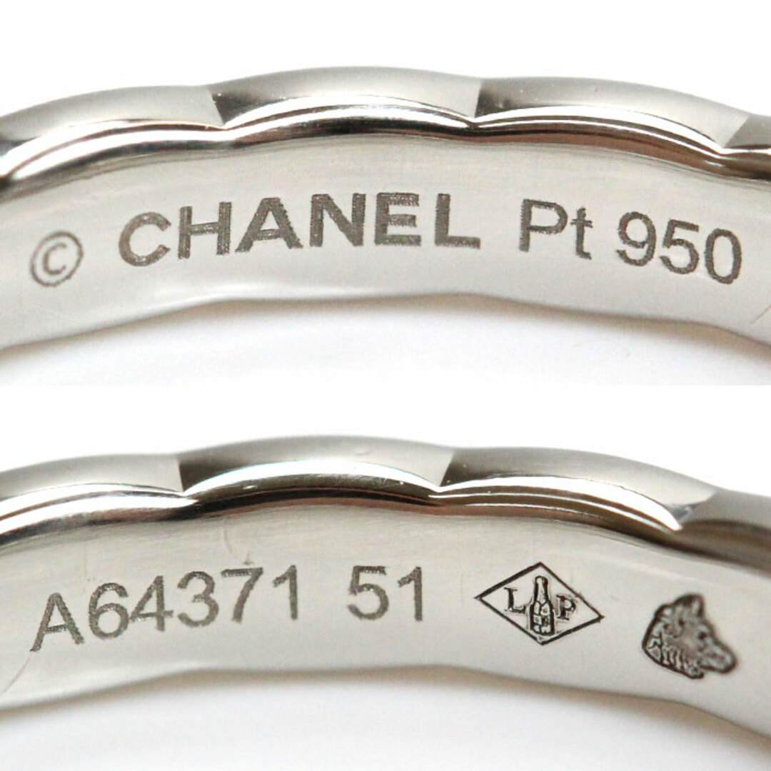 CHANEL - CHANEL シャネル Pt950プラチナ ココクラッシュ 1P CHANEL - CHANEL シャネル Pt950プラチナ ココクラッシュ 1P