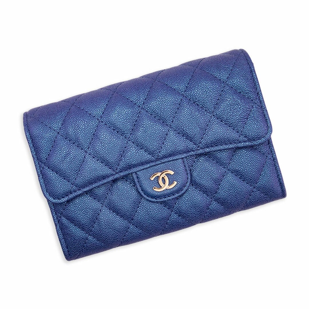 CHANEL - シャネル マトラッセ フラップ ミディアムウォレット CHANEL - シャネル マトラッセ フラップ ミディアムウォレット