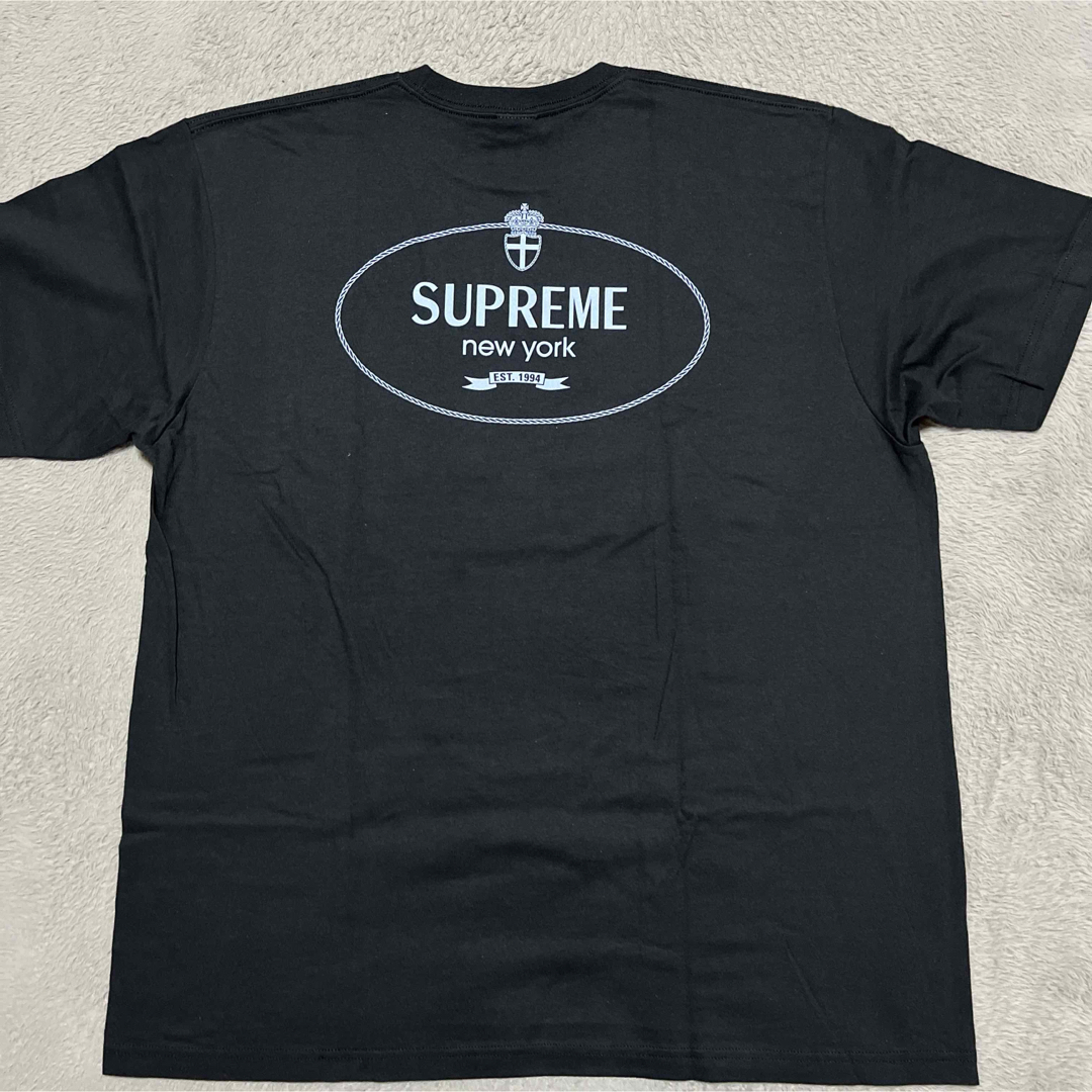 Supreme - 24aw Supreme Crest tee tシャツ XL 黒 ブラックの Supreme - 24aw Supreme Crest tee tシャツ XL 黒 ブラックの
