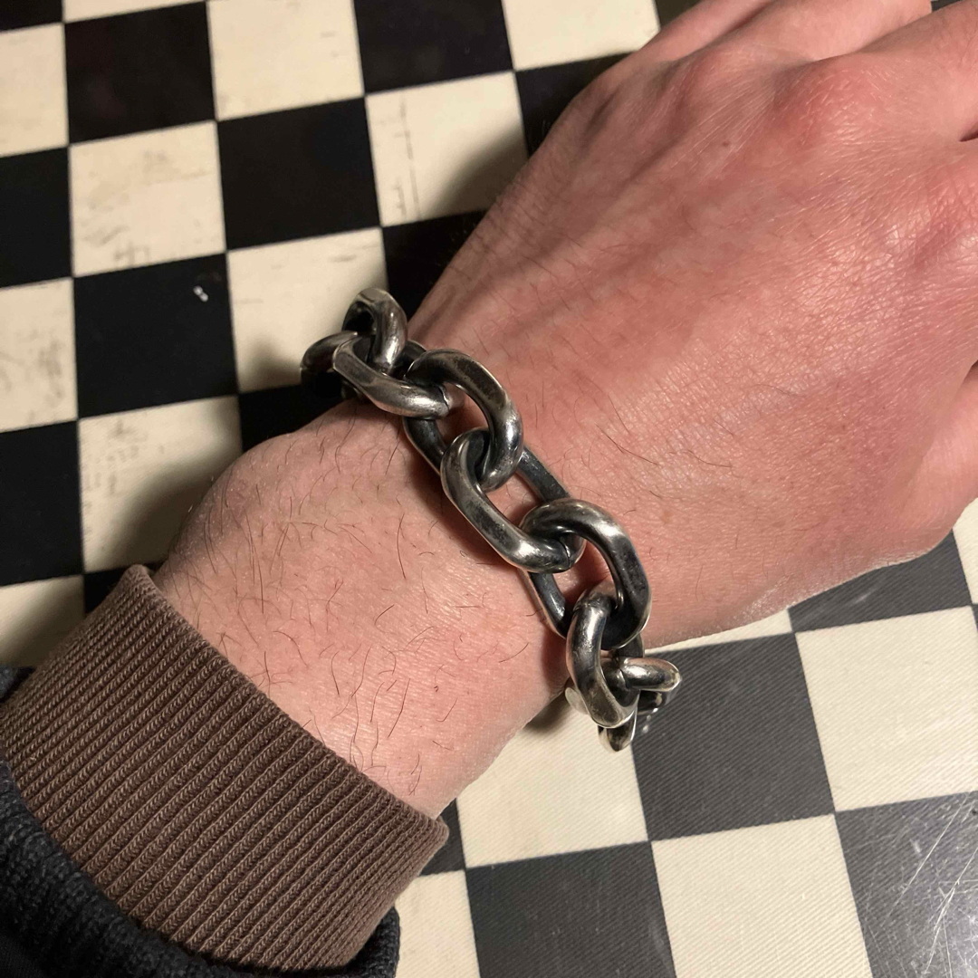Harley Davidson - ブラス製 シルバーメッキブレスレット 新品未 Harley Davidson - ブラス製 シルバーメッキブレスレット 新品未