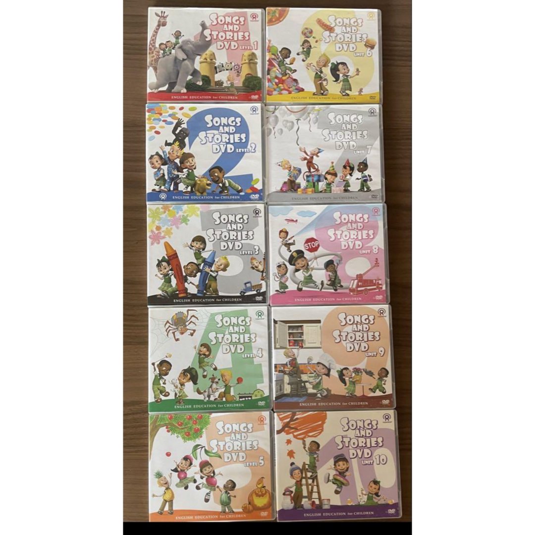【大注目】 GRAPE SEED Songs and Stories DVD 1〜10セット 語学・辞書・学習参考書