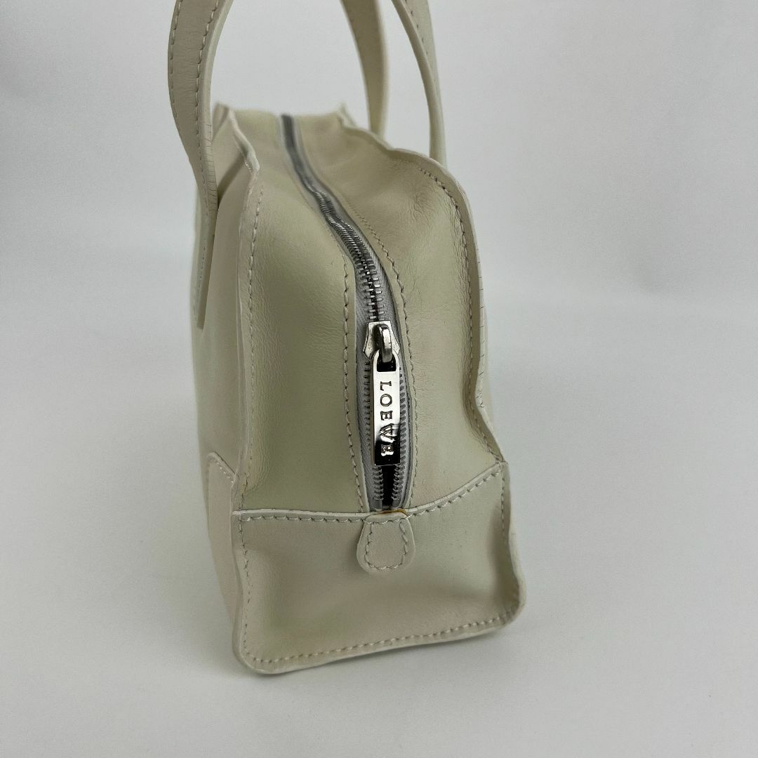 VINTAGE●LOEWE●ロエベ ヴィンテージアナグラムハンドバッグ LOEWE 極 美品 袋付き ロエベ ヴィンテージ アナグラム ロゴ