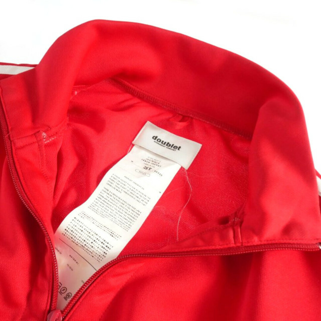 ダブレット doublet INVISIBLE TRACK JACKET M 赤の通販 by ダブレット doublet INVISIBLE TRACK JACKET M 赤の通販 by
