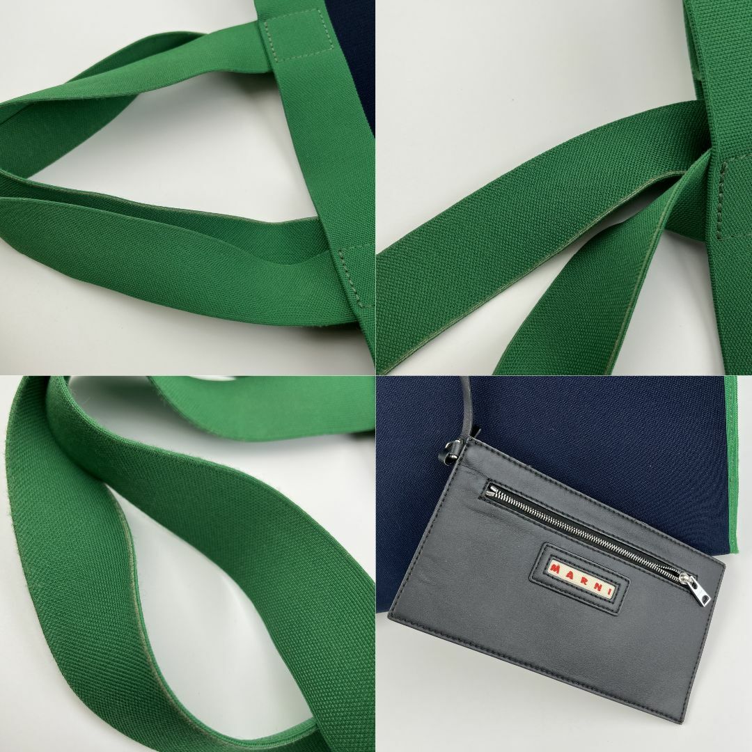 MARNI - MARNI マルニ トートバッグ ツートンカラー ジャガード MARNI - MARNI マルニ トートバッグ ツートンカラー ジャガード