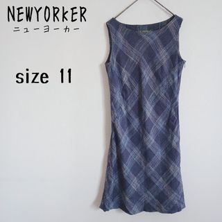 NEWYORKER - NEWYORKER ニューヨーカー Aライン 切替 ワンピース NEWYORKER - NEWYORKER ニューヨーカー Aライン 切替 ワンピース