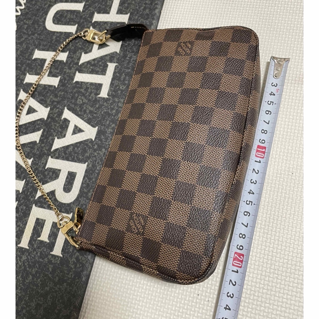 LOUIS VUITTON - ルイヴィトン ダミエ アクセサリーポーチ 正規 LOUIS VUITTON - ルイヴィトン ダミエ アクセサリーポーチ 正規