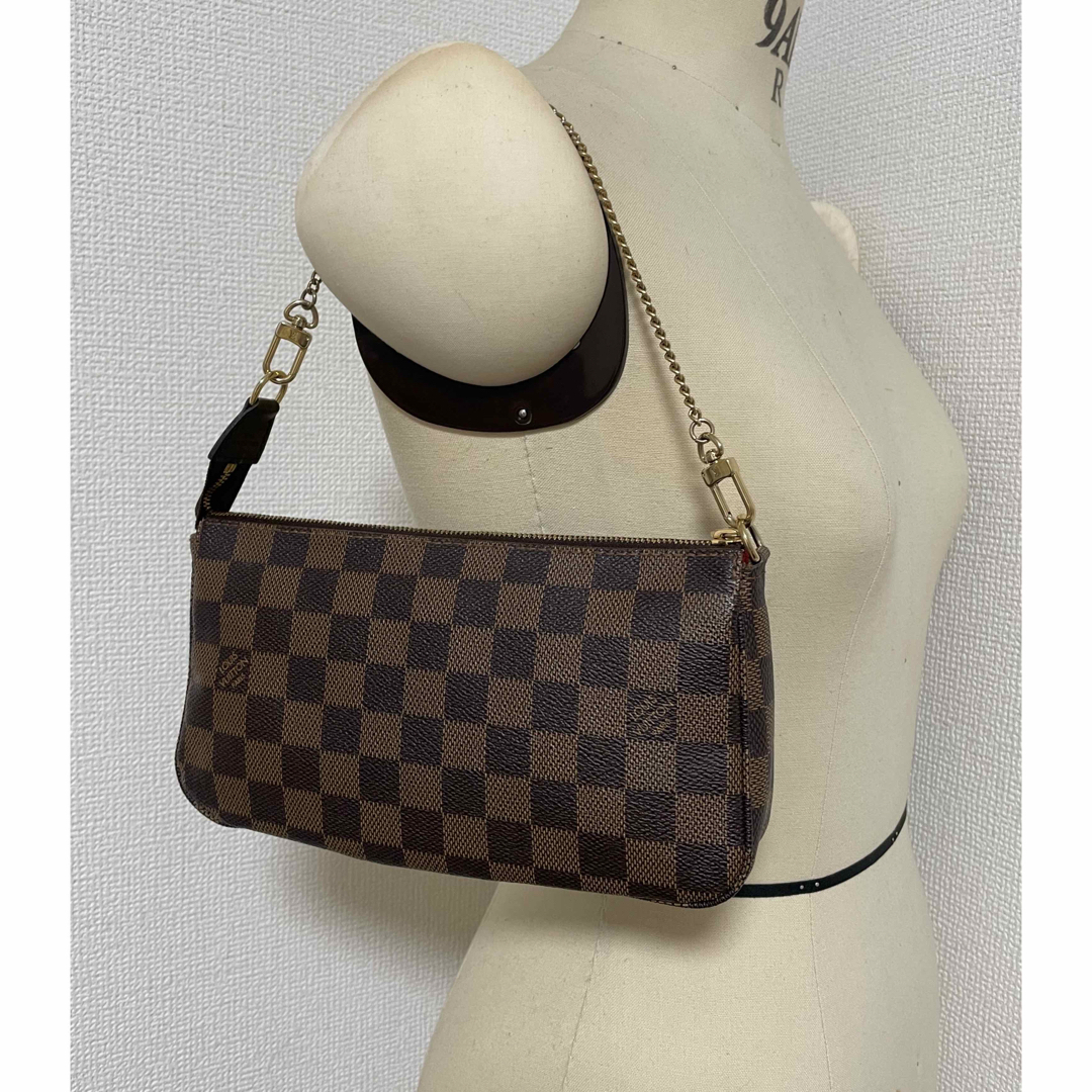 LOUIS VUITTON - ルイヴィトン ダミエ アクセサリーポーチ 正規 LOUIS VUITTON - ルイヴィトン ダミエ アクセサリーポーチ 正規