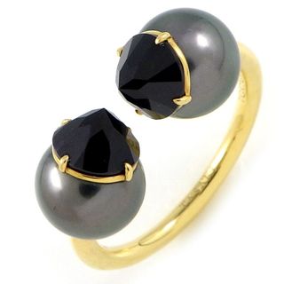 TASAKI - 1479 タサキパール色石ダイヤリングK18YGイエロー TASAKI - 1479 タサキパール色石ダイヤリングK18YGイエロー