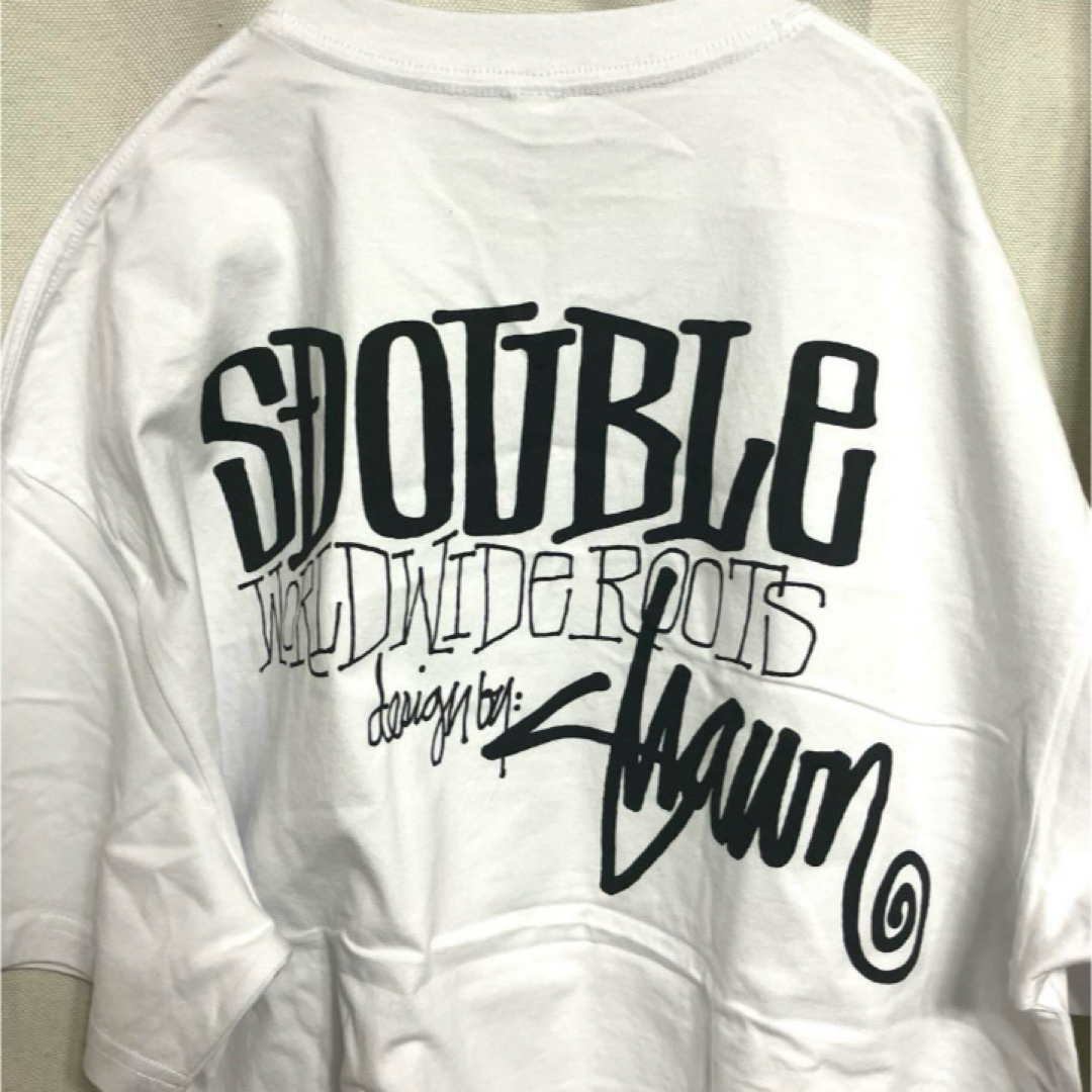 S/DOUBLE - 白【XL】S/Double エスダブル Tシャツ 半袖 【国内未 S/DOUBLE - 白【XL】S/Double エスダブル Tシャツ 半袖 【国内未