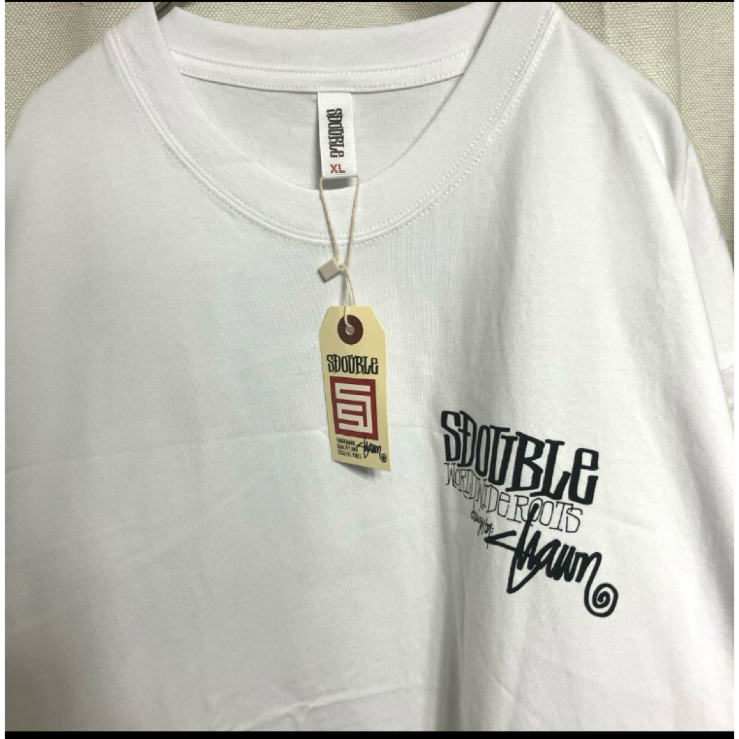 S/DOUBLE - 白【XL】S/Double エスダブル Tシャツ 半袖 【国内未 S/DOUBLE - 白【XL】S/Double エスダブル Tシャツ 半袖 【国内未