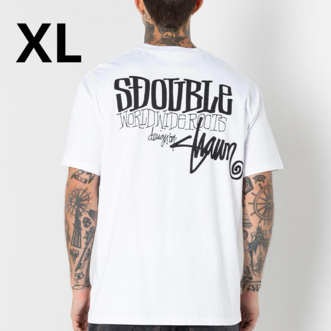 S/DOUBLE - 白【XL】S/Double エスダブル Tシャツ 半袖 【国内未 S/DOUBLE - 白【XL】S/Double エスダブル Tシャツ 半袖 【国内未