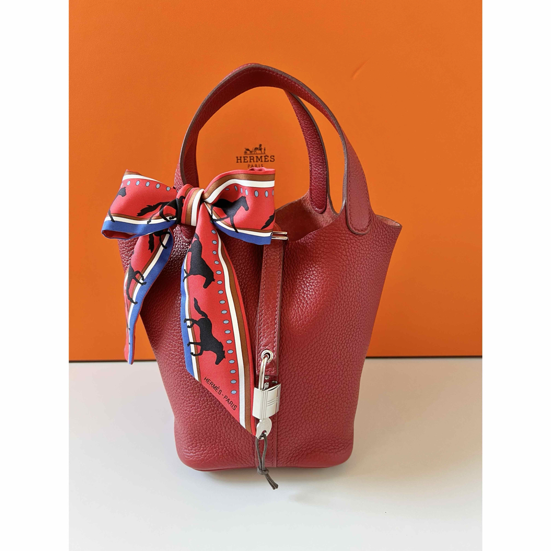 HERMES - ツイリー付き☆エルメス ピコタンロックPM ルビー HERMES - ツイリー付き☆エルメス ピコタンロックPM ルビー