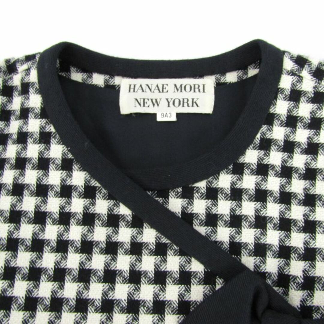 HANAE MORI - ハナエモリ ワンピース トップス 長袖 チェック柄 HANAE MORI - ハナエモリ ワンピース トップス 長袖 チェック柄