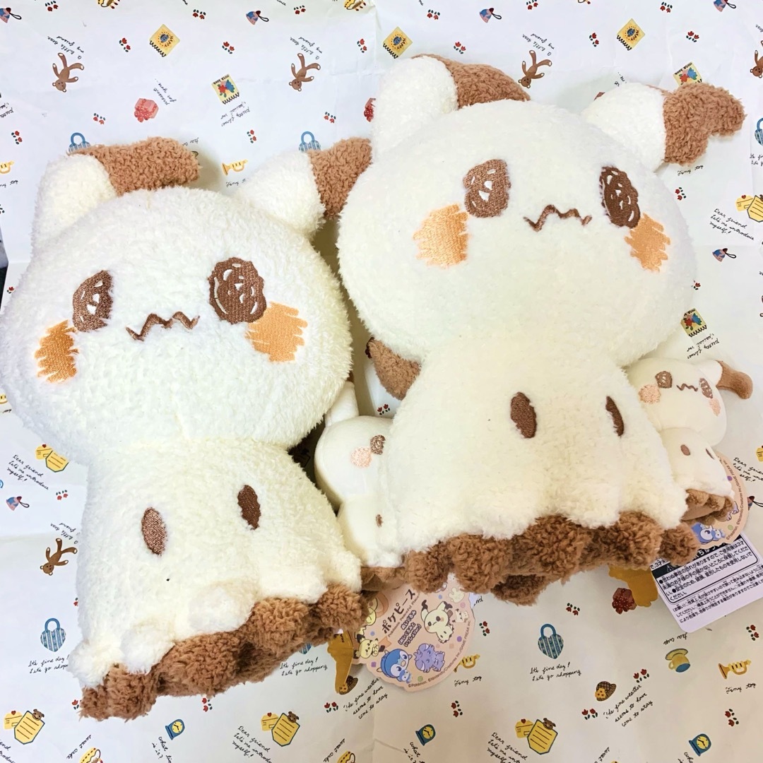 ポケモン - ポケピース ミミッキュ ぬいぐるみ2体 ポケモンの ポケモン - ポケピース ミミッキュ ぬいぐるみ2体 ポケモンの