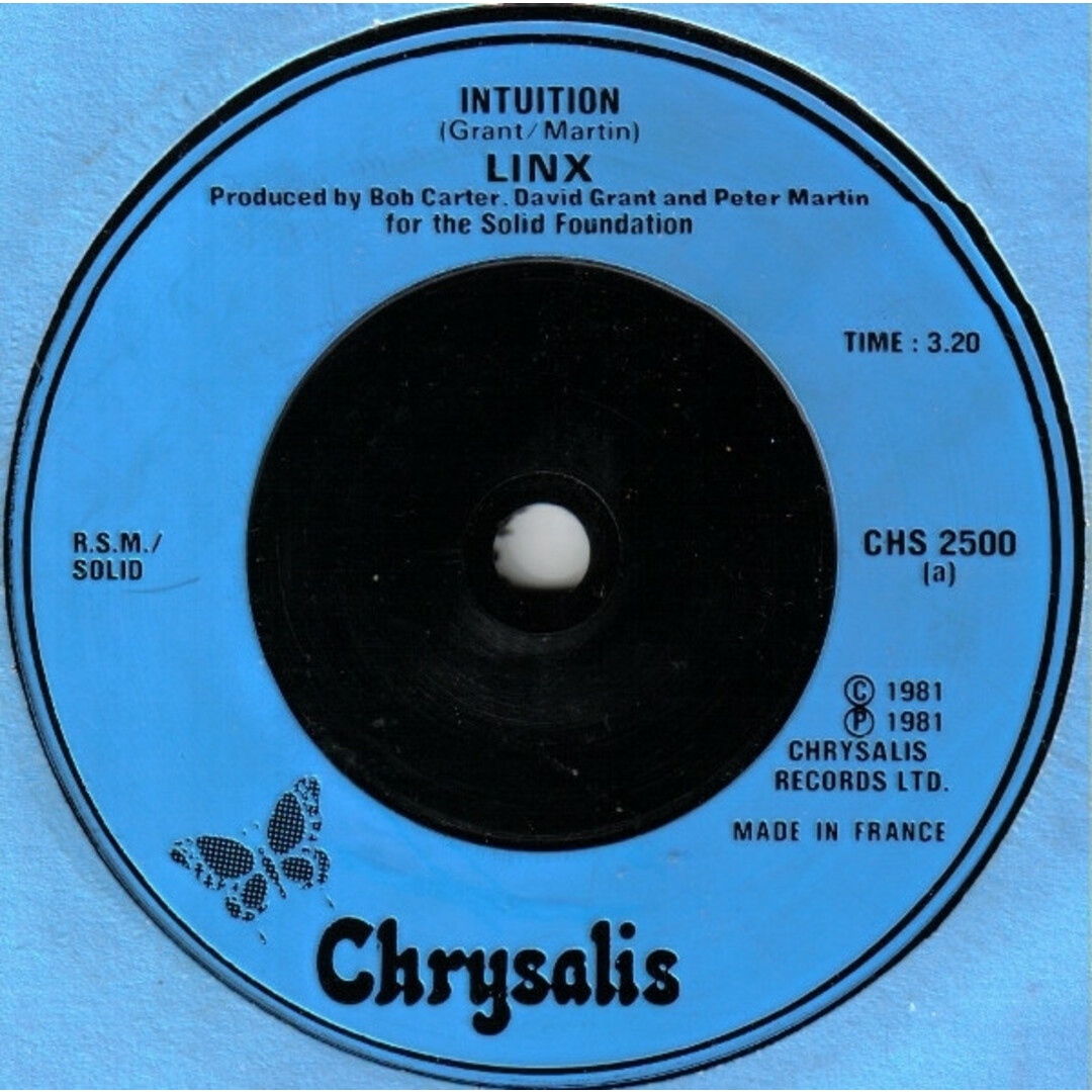 英7” Linx Intuition CHS2500 Chrysalis /00080 エンタメ/ホビーのエンタメ その他(その他)の商品写真