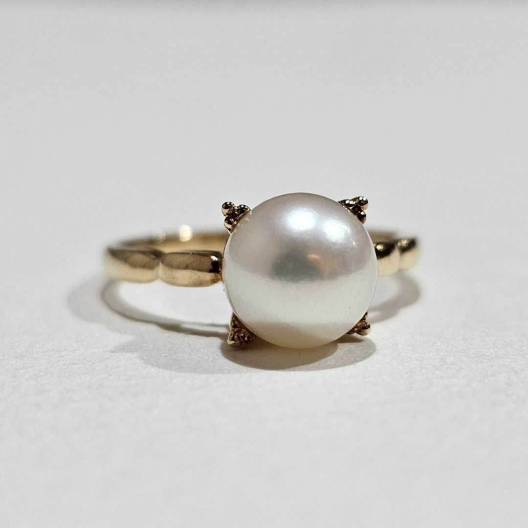 MIKIMOTO - 1487 ミキモトパールリングK18YGイエローゴールド11 MIKIMOTO - 1487 ミキモトパールリングK18YGイエローゴールド11