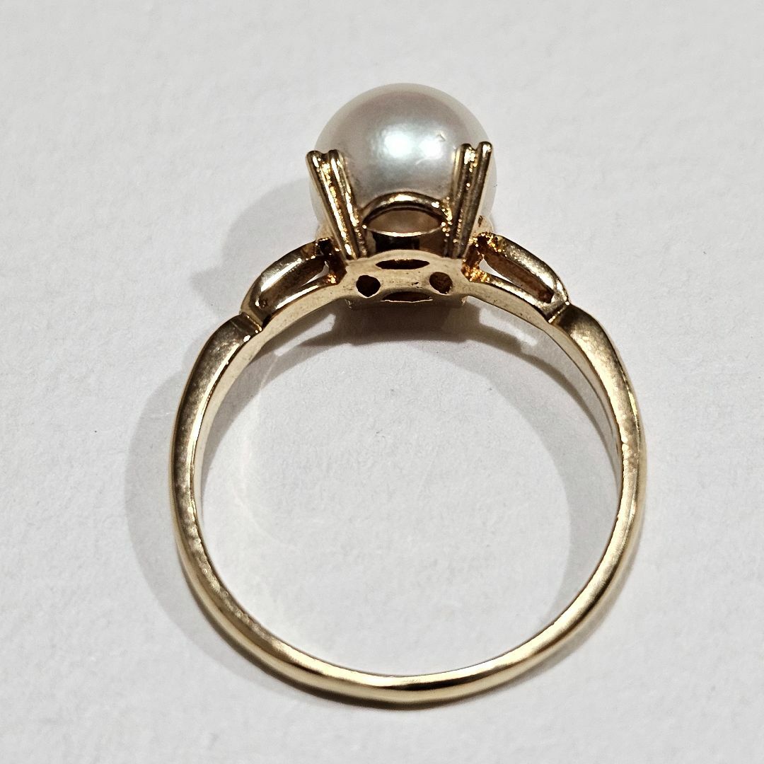 MIKIMOTO - 1487 ミキモトパールリングK18YGイエローゴールド11 MIKIMOTO - 1487 ミキモトパールリングK18YGイエローゴールド11