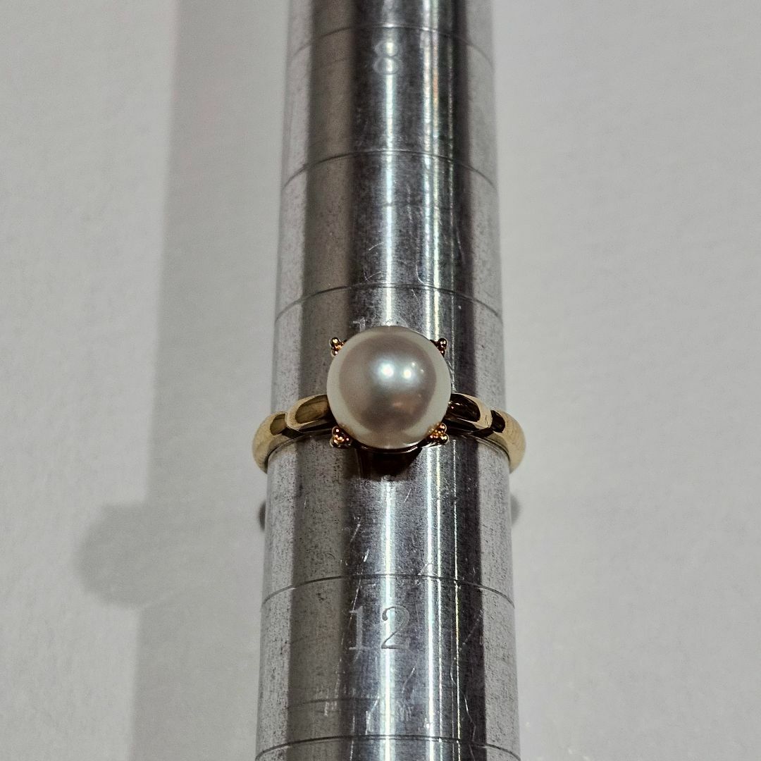 MIKIMOTO - 1487 ミキモトパールリングK18YGイエローゴールド11 MIKIMOTO - 1487 ミキモトパールリングK18YGイエローゴールド11