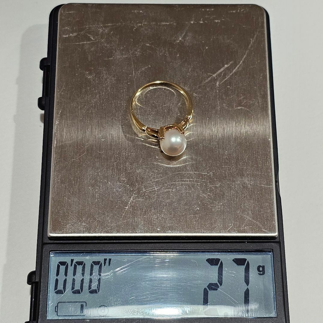 MIKIMOTO - 1487 ミキモトパールリングK18YGイエローゴールド11 MIKIMOTO - 1487 ミキモトパールリングK18YGイエローゴールド11