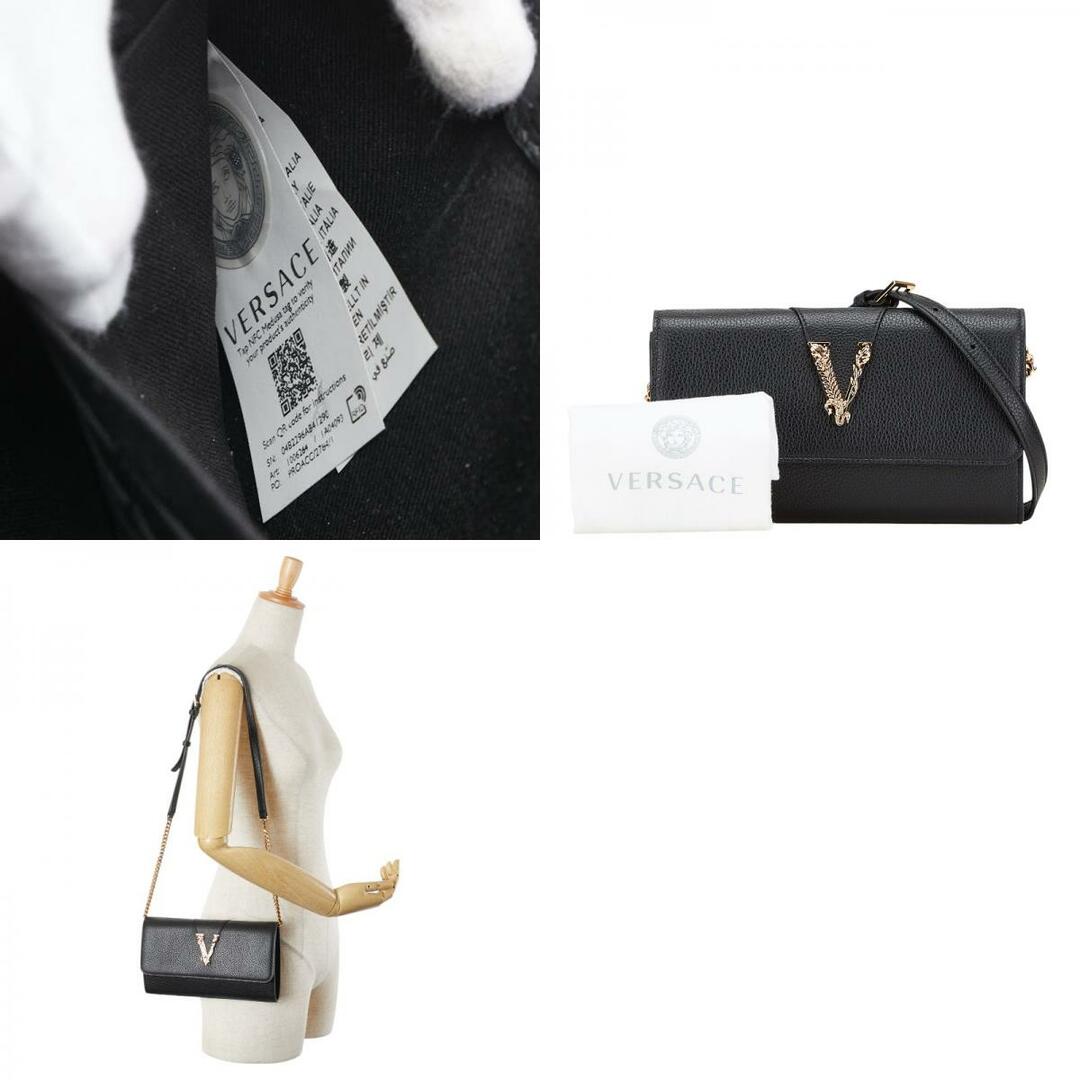 VERSACE - 美品 ヴェルサーチェ チェーンウォレット ショルダー VERSACE - 美品 ヴェルサーチェ チェーンウォレット ショルダー