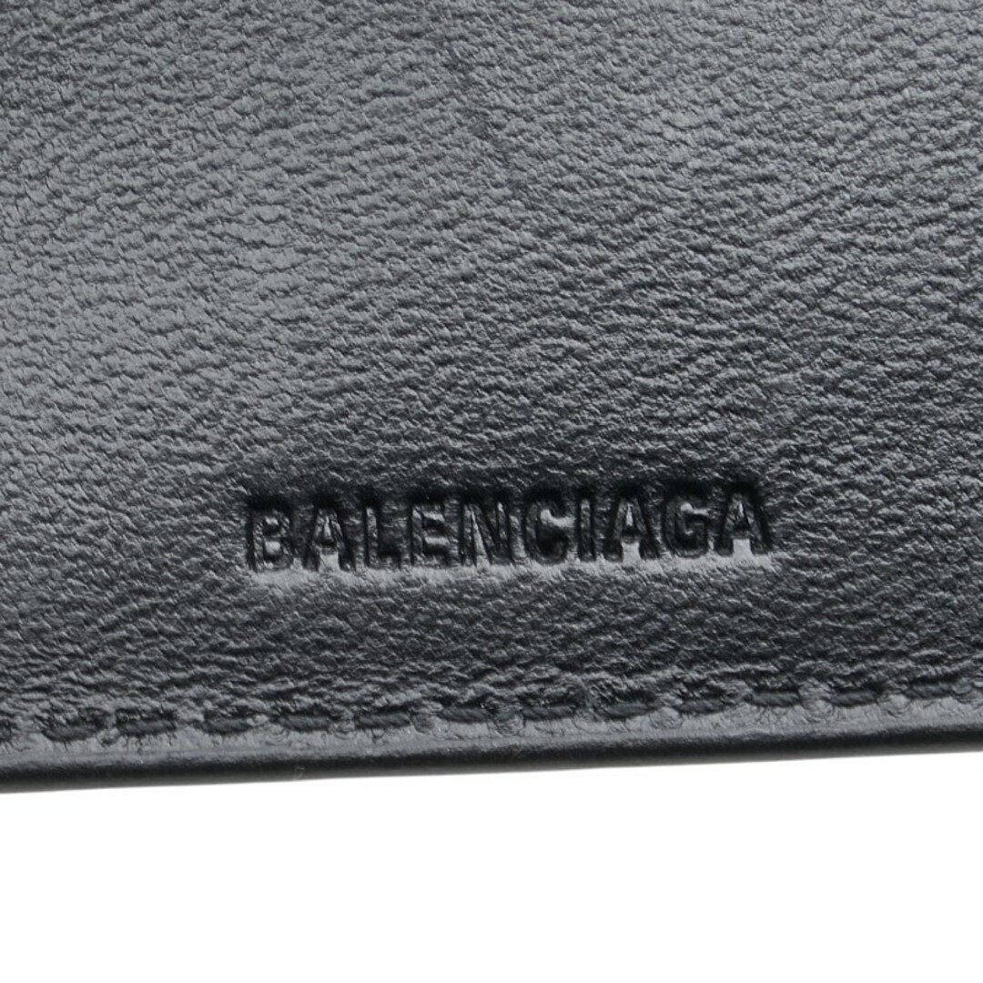 BALENCIAGA - 美品 バレンシアガ ロゴ 三つ折り財布 コンパクト BALENCIAGA - 美品 バレンシアガ ロゴ 三つ折り財布 コンパクト