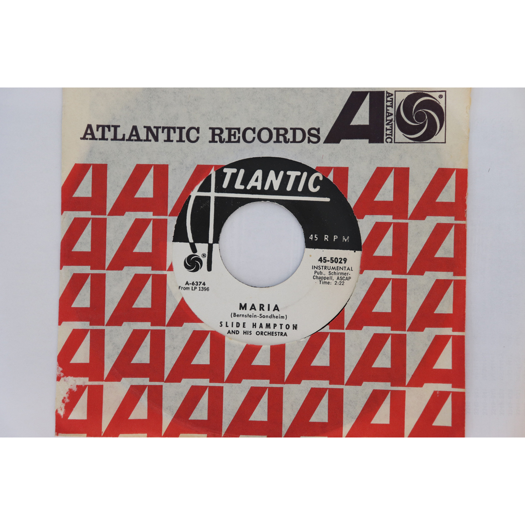 米7” Slide Hampton Orchestra Maria 455029 Atlantic プロモ /00080 エンタメ/ホビーのエンタメ その他(その他)の商品写真