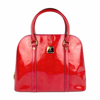 MCM - 美品 MCM ゴールド金具 ブラックフォーマル ハンドバッグ MCM - 美品 MCM ゴールド金具 ブラックフォーマル ハンドバッグ