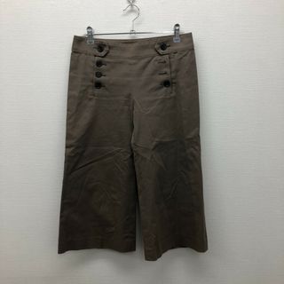 アンタイトル(UNTITLED)の【UNTITLED】アンタイトル　レディース　パンツ　茶系　ボタン　シンプル　無地　サイズ１　丈短め(その他)