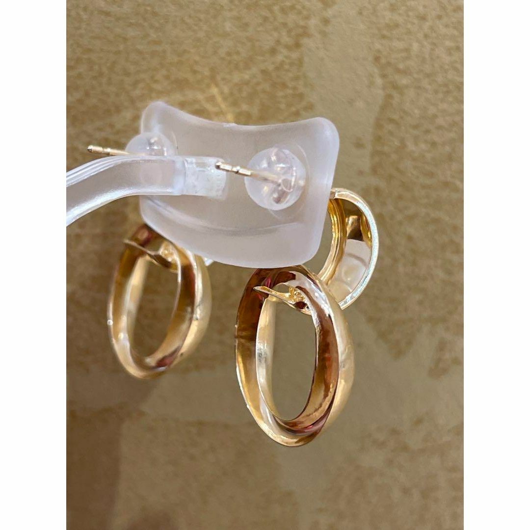 定番人気！ 新品】K18地金デザインピアス アクセサリー