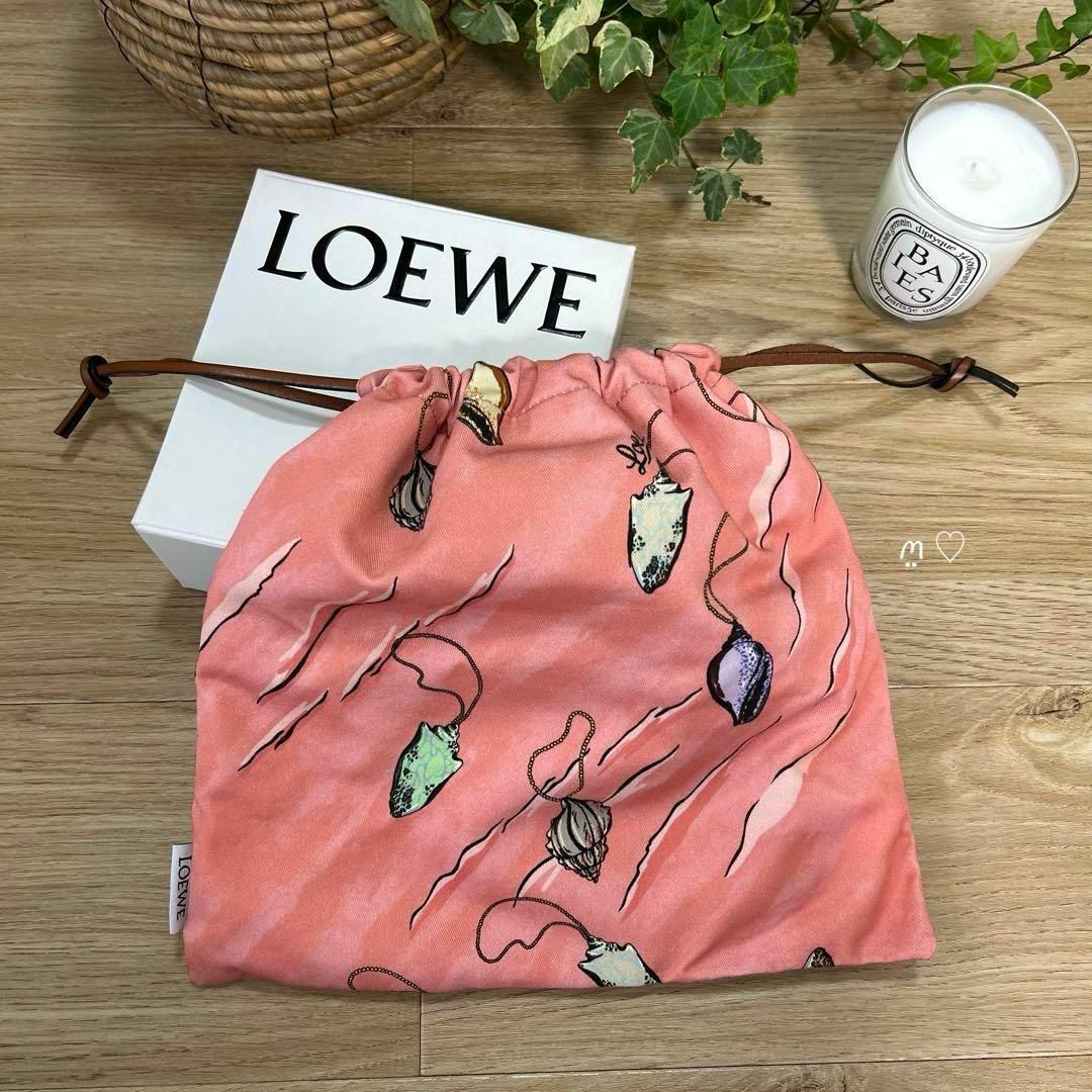 LOEWE - LOEWEロエべ ドローストリングポーチ 巾着袋 バッグイン LOEWE - LOEWEロエべ ドローストリングポーチ 巾着袋 バッグイン