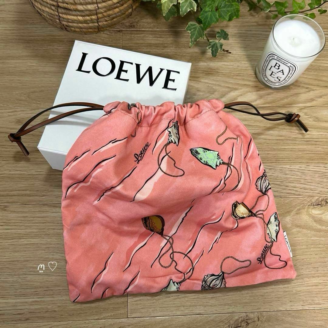 LOEWE - LOEWEロエべ ドローストリングポーチ 巾着袋 バッグイン LOEWE - LOEWEロエべ ドローストリングポーチ 巾着袋 バッグイン