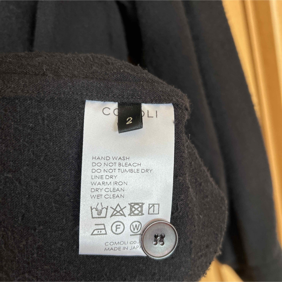 COMOLI - 24SS コモリCOMOLI シルクノイル ブラック 2の通販 by COMOLI - 24SS コモリCOMOLI シルクノイル ブラック 2の通販 by