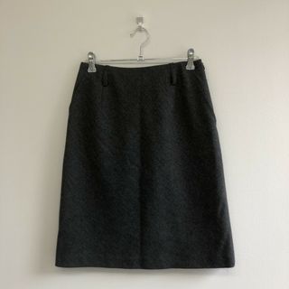 【MARGARET HOWELL】マーガレット・ハウエル グレー　スカート　レディース(ミニスカート)