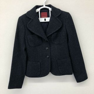 【AMACA】アマカ　紺系　38　セットアップ　フォーマル　無地　シンプル　ジャケット　スカート(セット/コーデ)