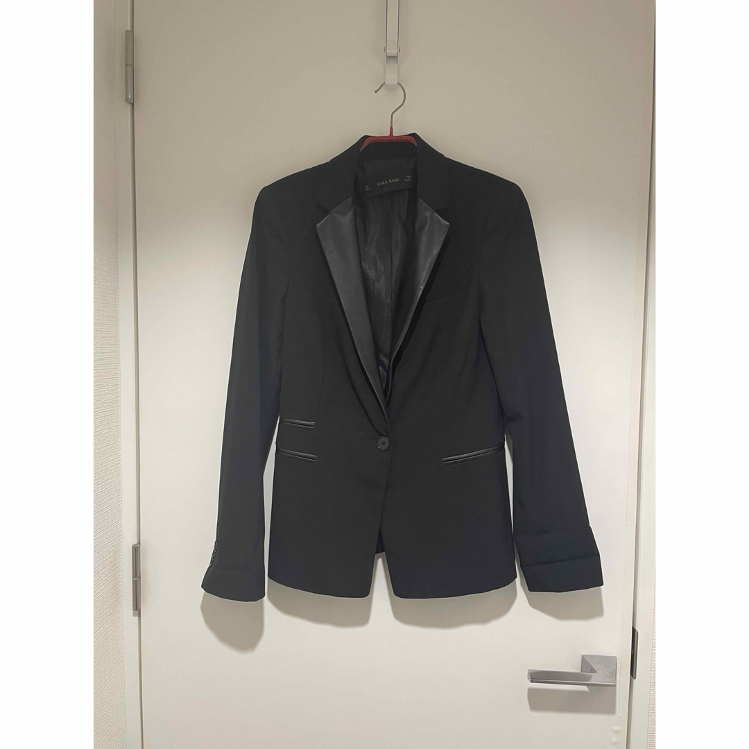 ZARA - ZARA BASIC ブラック テーラードジャケットの通販 by ZARA - ZARA BASIC ブラック テーラードジャケットの通販 by