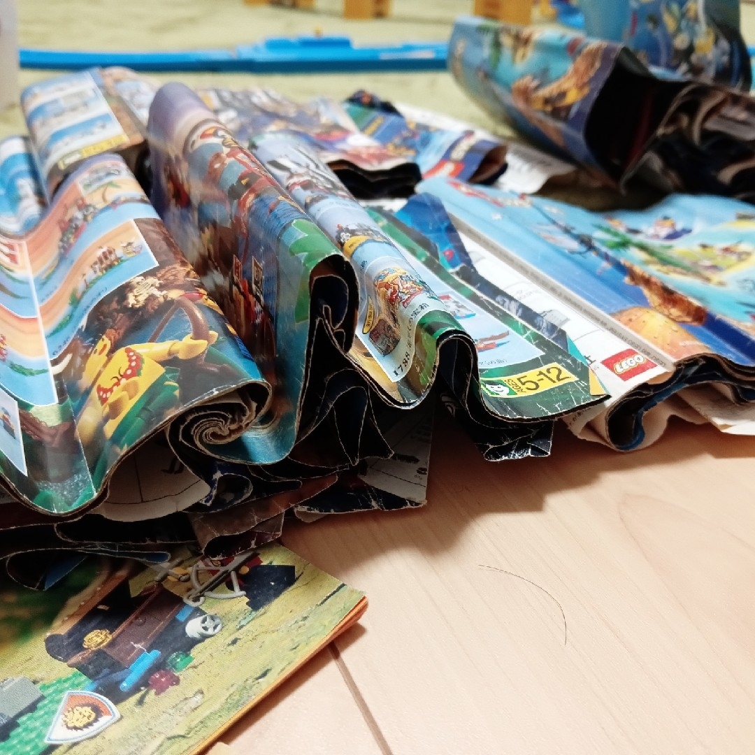 Lego(レゴ)のオールドレゴ 広告 説明書 カタログのみ ジャンク キッズ/ベビー/マタニティのおもちゃ(知育玩具)の商品写真