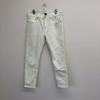 【GAP】ギャップ　白系　31/30　デニムパンツ　ボトムス　カジュアル　スキニー(デニム/ジーンズ)