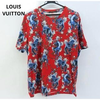 LOUIS VUITTON(Tシャツ/カットソー(半袖/袖なし) ・ グリーン LOUIS VUITTON(Tシャツ/カットソー(半袖/袖なし) ・ グリーン