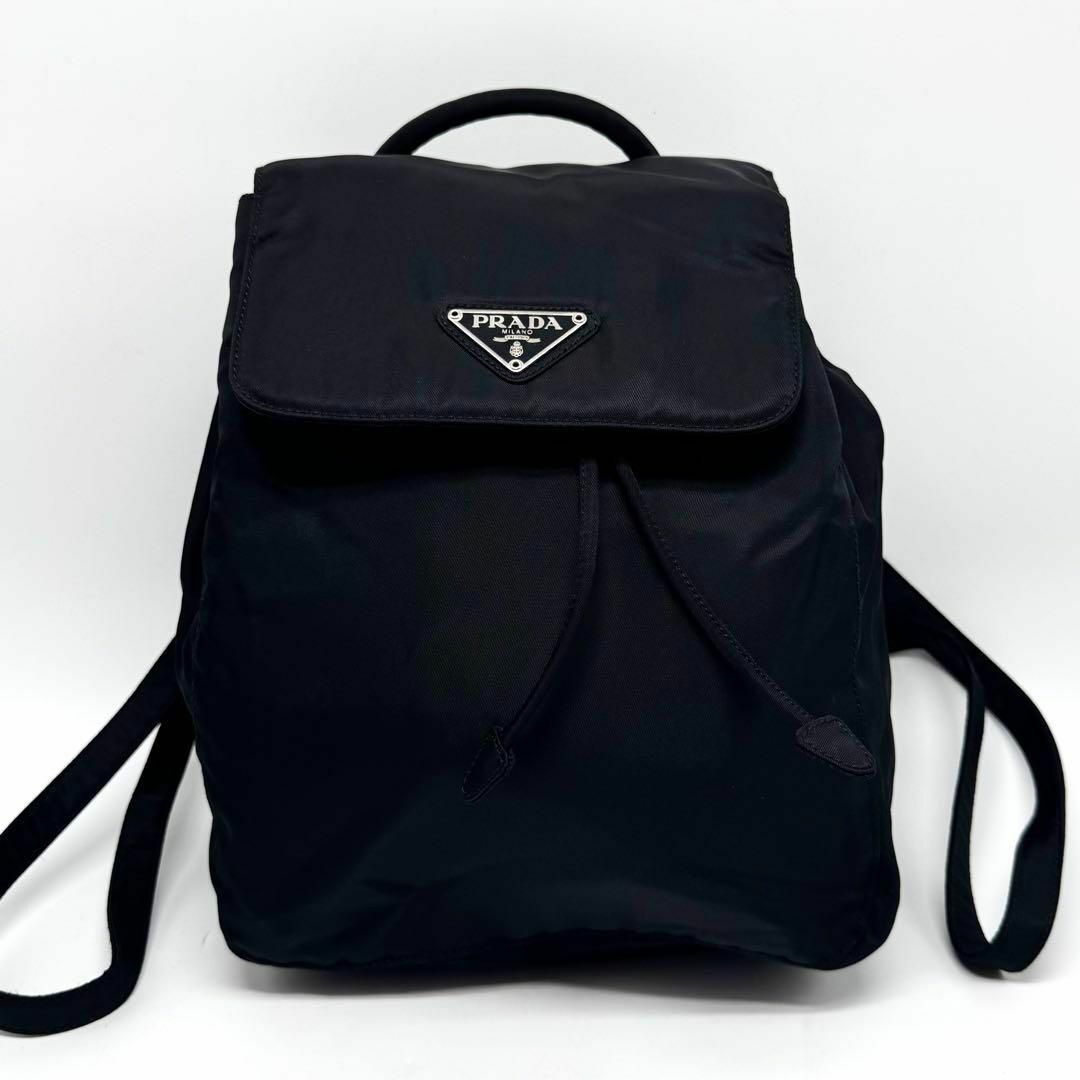 PRADA - 【極上美品・使用感少ない】プラダ リュック 三角ロゴ PRADA - 【極上美品・使用感少ない】プラダ リュック 三角ロゴ
