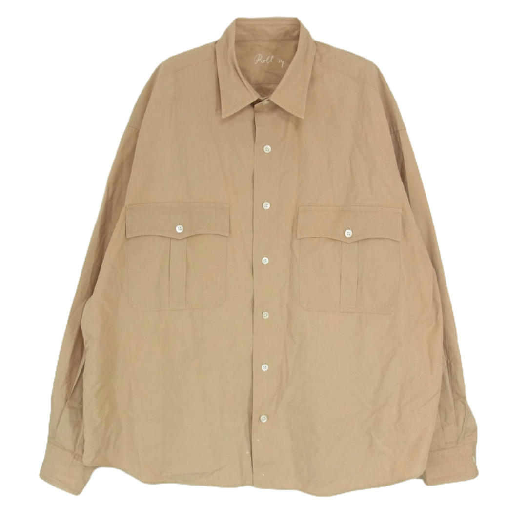 PORTER CLASSIC ポータークラシック ROLL UP COTTON SHIRT PORTER CLASSIC ポータークラシック ROLL UP COTTON SHIRT