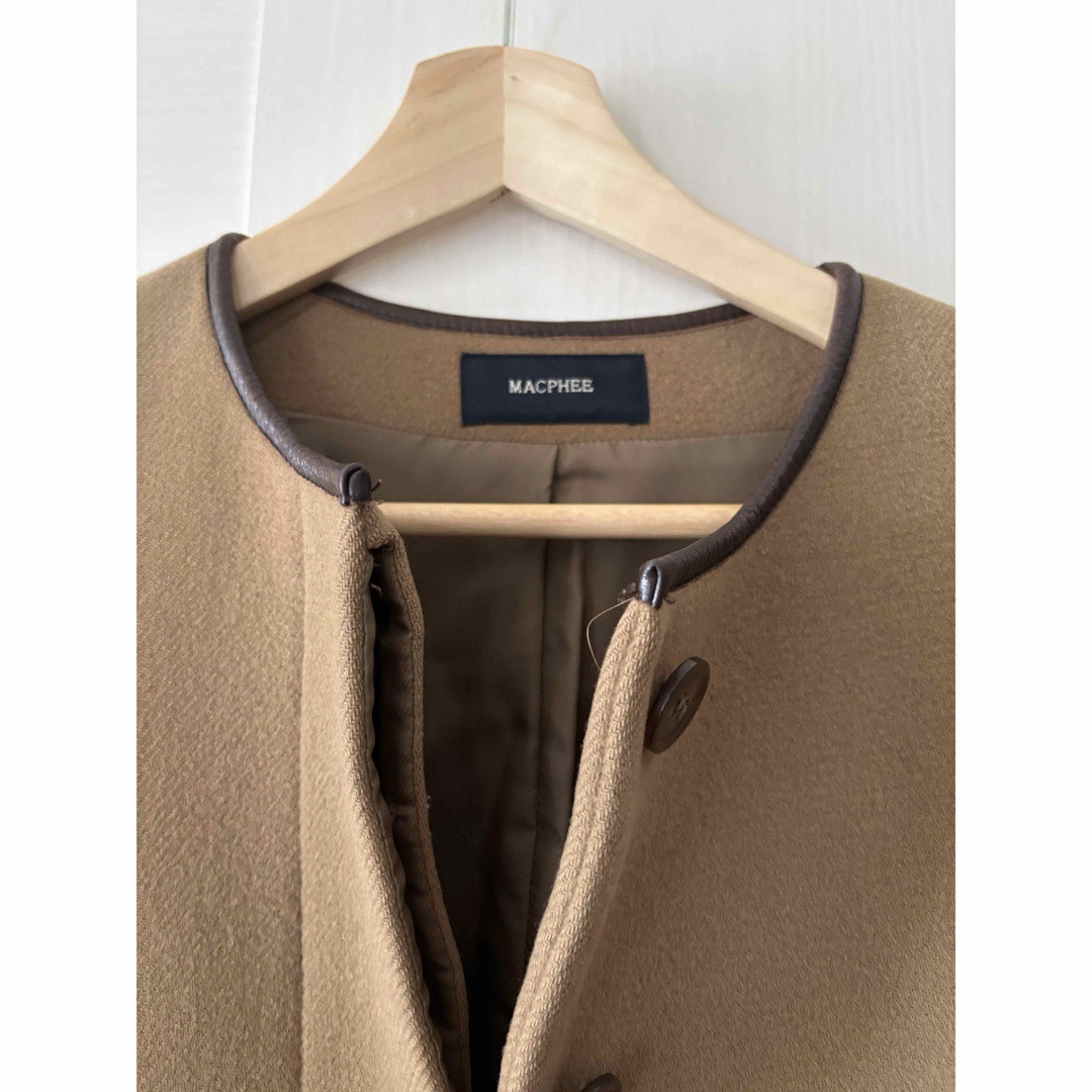 MACPHEE ベージュ チェスターコートの通販 by ショウタ's shop MACPHEE ベージュ チェスターコートの通販 by ショウタ's shop