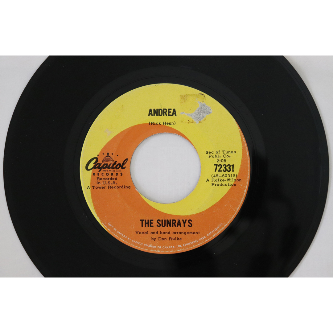 加7” Sunrays Andrea / You Dont Phase Me 72331 Capitol Records /00080 エンタメ/ホビーのエンタメ その他(その他)の商品写真