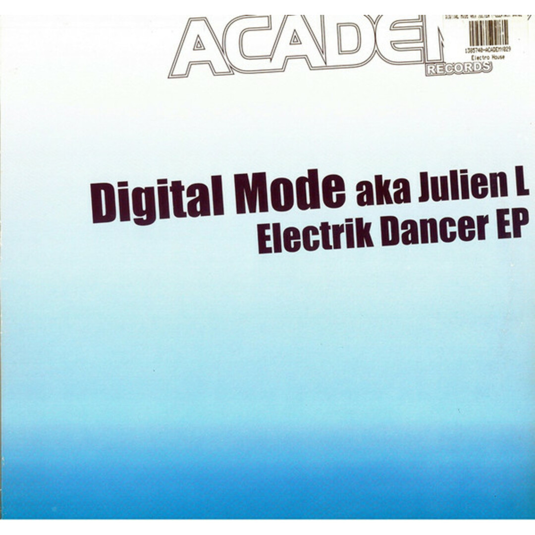 仏12” Digital Mode Aka Julien Leroux Electrik Dancer EP ACADEMY029 Academy Records /00250 エンタメ/ホビーのエンタメ その他(その他)の商品写真