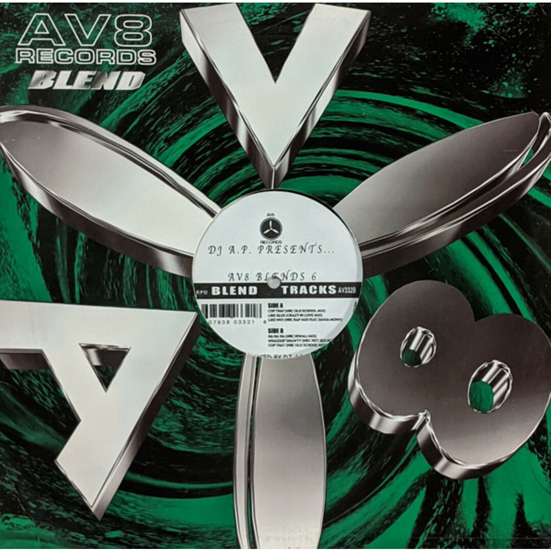 米12” DJ A.P. Av8 Blends Vol. 6 AV332 AV8 Records /00250 エンタメ/ホビーのエンタメ その他(その他)の商品写真
