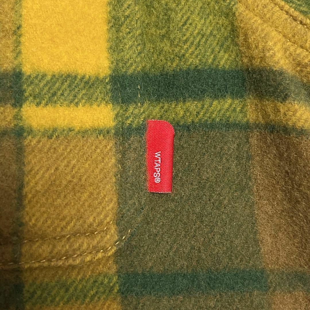 W)taps - 美品 WTAPS ダブルタップス ネルシャツ 長袖 チェック W)taps - 美品 WTAPS ダブルタップス ネルシャツ 長袖 チェック