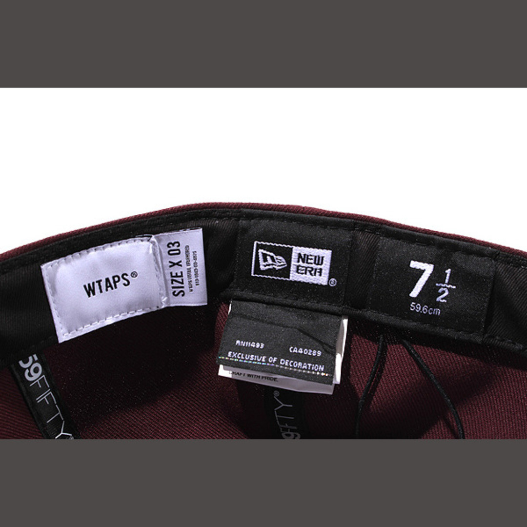 24AW WTAPS ダブルタップス ニューエラ キャップ 帽子 マルーン 24AW WTAPS ダブルタップス ニューエラ キャップ 帽子 マルーン